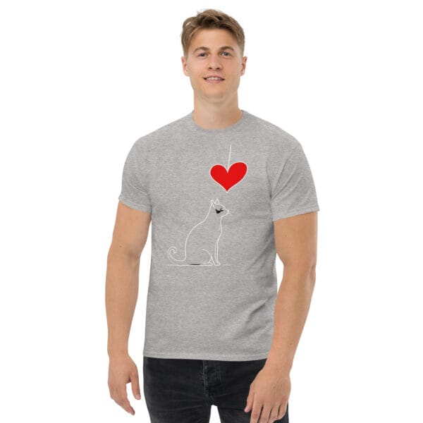 T-shirt classique unisexe heartfelt cat – Image 19
