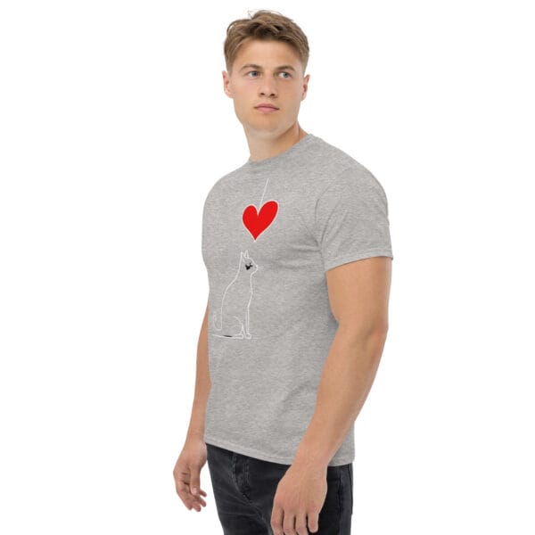 T-shirt classique unisexe heartfelt cat – Image 22