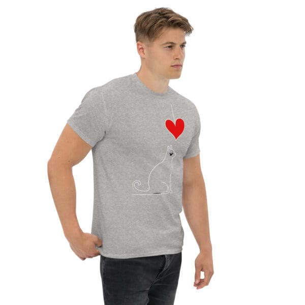 T-shirt classique unisexe heartfelt cat – Image 24