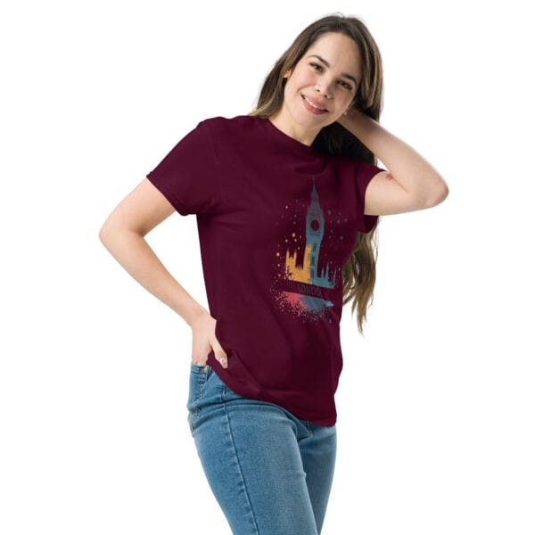 T-shirt classique unisexe London – Image 3