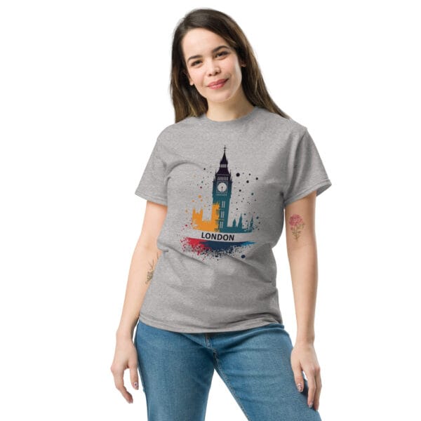 T-shirt classique unisexe London – Image 10