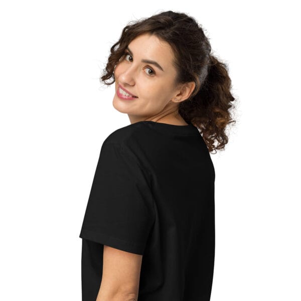 T-shirt col côtelé écologique femme vintage greenery – Image 3