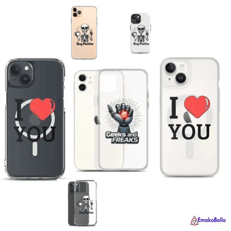 coque pour iphone personnalisée avec des designs uniques, geek, haaloween, couple