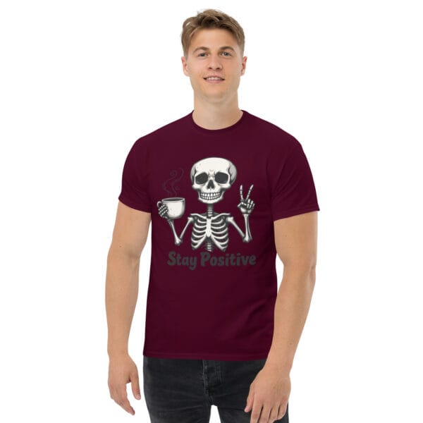 T-shirt classique unisexe Skeleton art