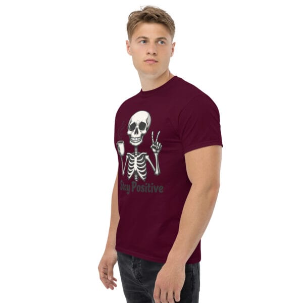 T-shirt classique unisexe Skeleton art – Image 4