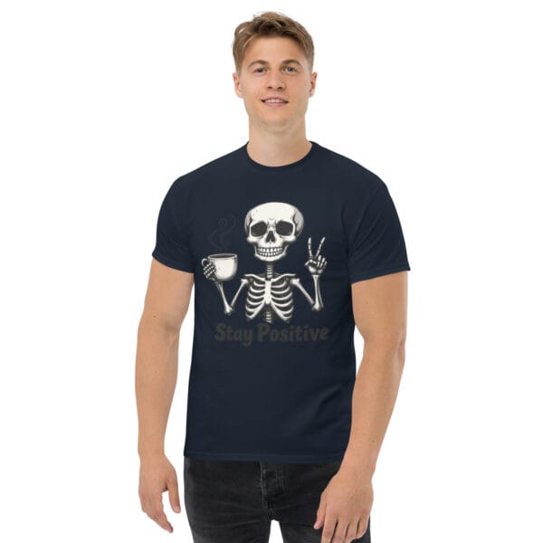 T-shirt classique unisexe Skeleton art – Image 13