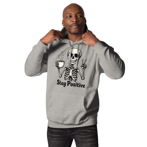 Sweat à Capuche Unisexe Skeleton Art – Image 10
