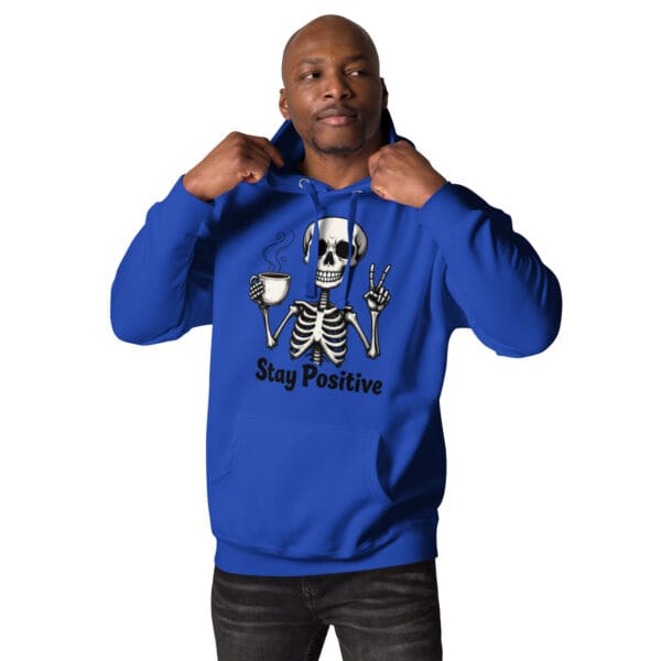 Sweat à Capuche Unisexe Skeleton Art – Image 8