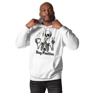 Sweat à Capuche Unisexe Skeleton Art