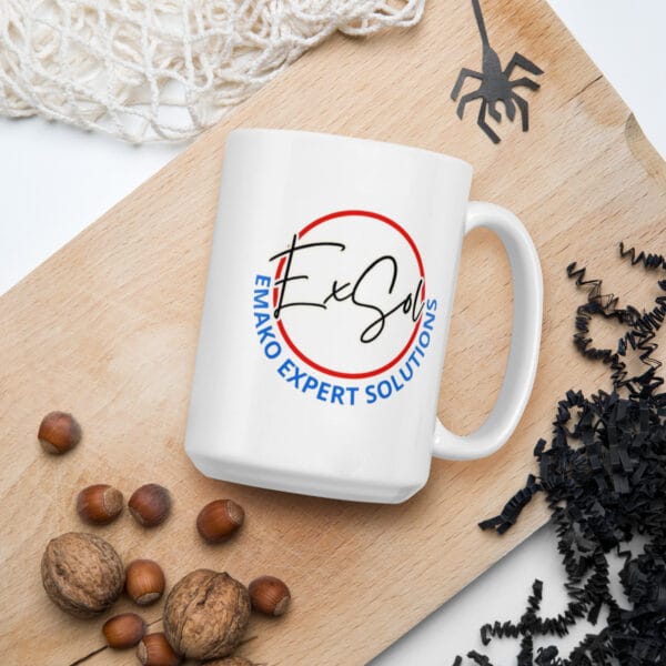 Mug blanc brillant Emako Expert Solution "ExSol"